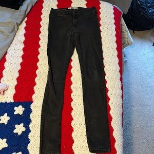 Hollister. Super Skinny black jeans.